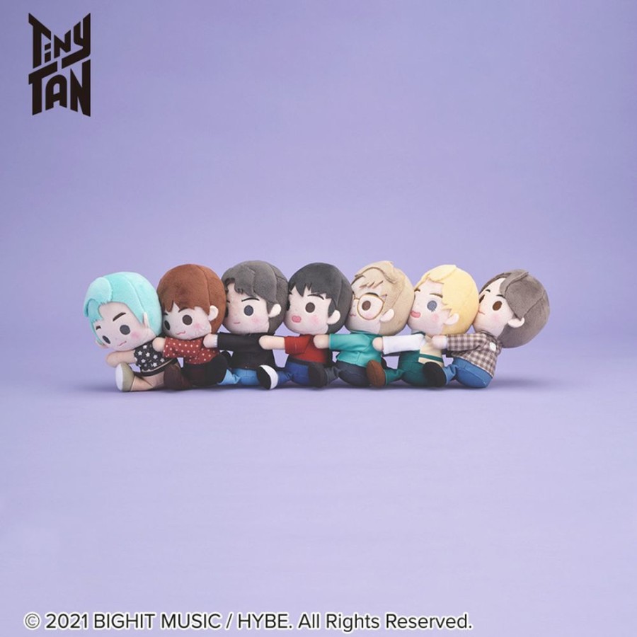 Plush Toys SEGA | Tinytan Dynamite Kuttsuki Plush "Rm Jin Suga J-Hope"