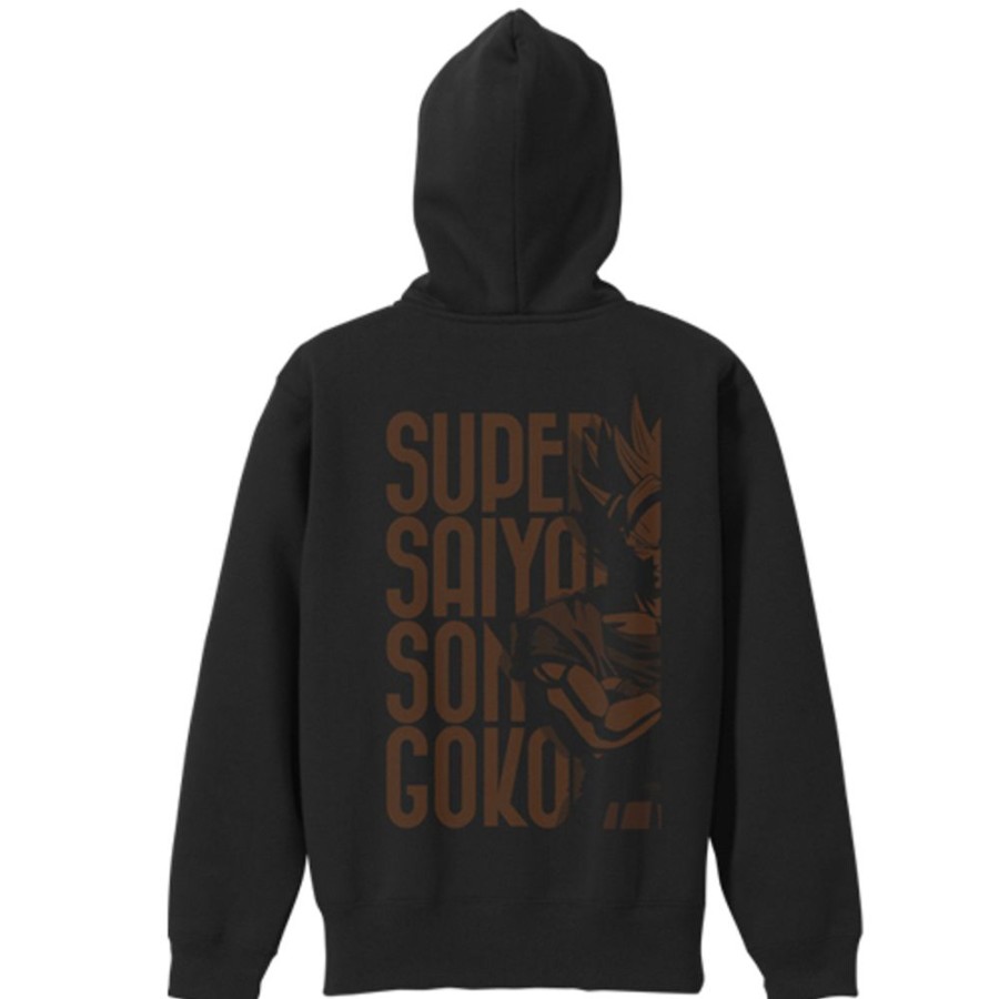 Apparel Cospa | Super Saiyan Goku Zip Hoodie Black