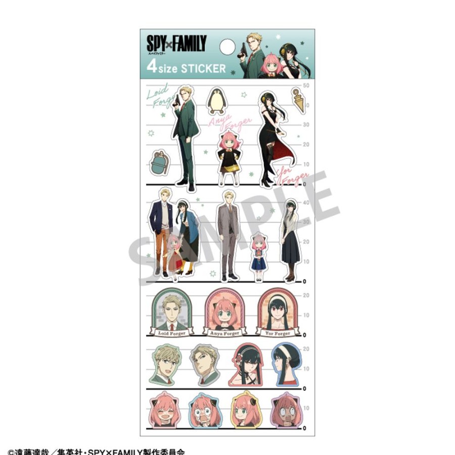 Accessories KAMIO JAPAN | Spy X Family 4 Size Sticker Anime - Kamio Japan