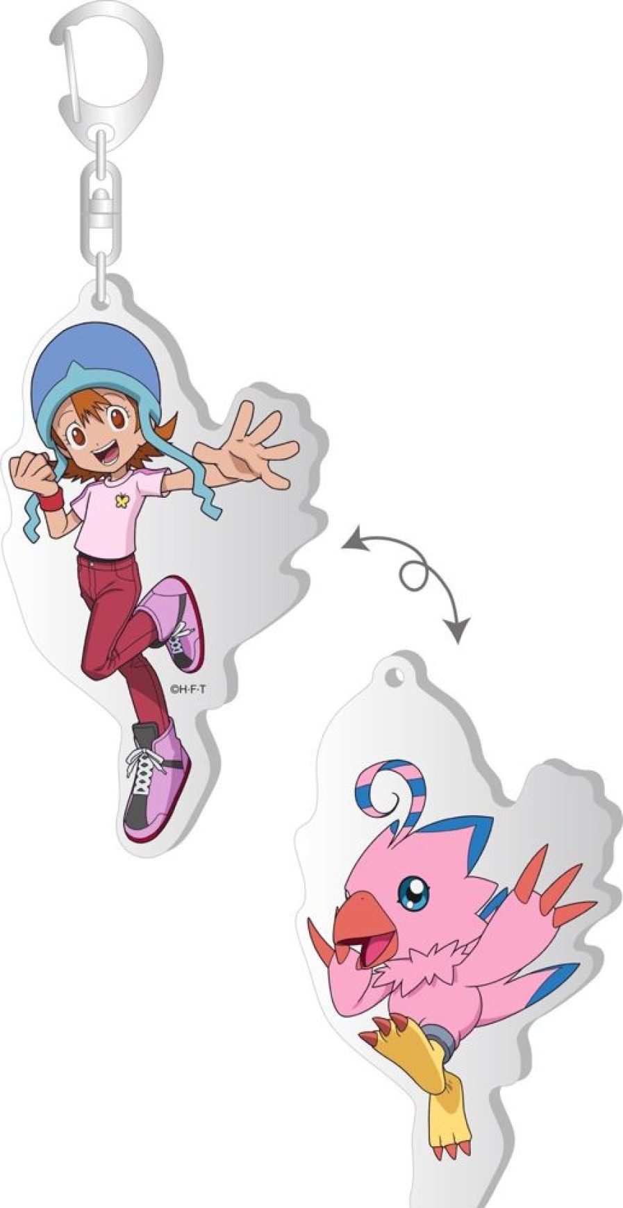 Other Brujula | Acrylic Key Chain Sora & Piyomon