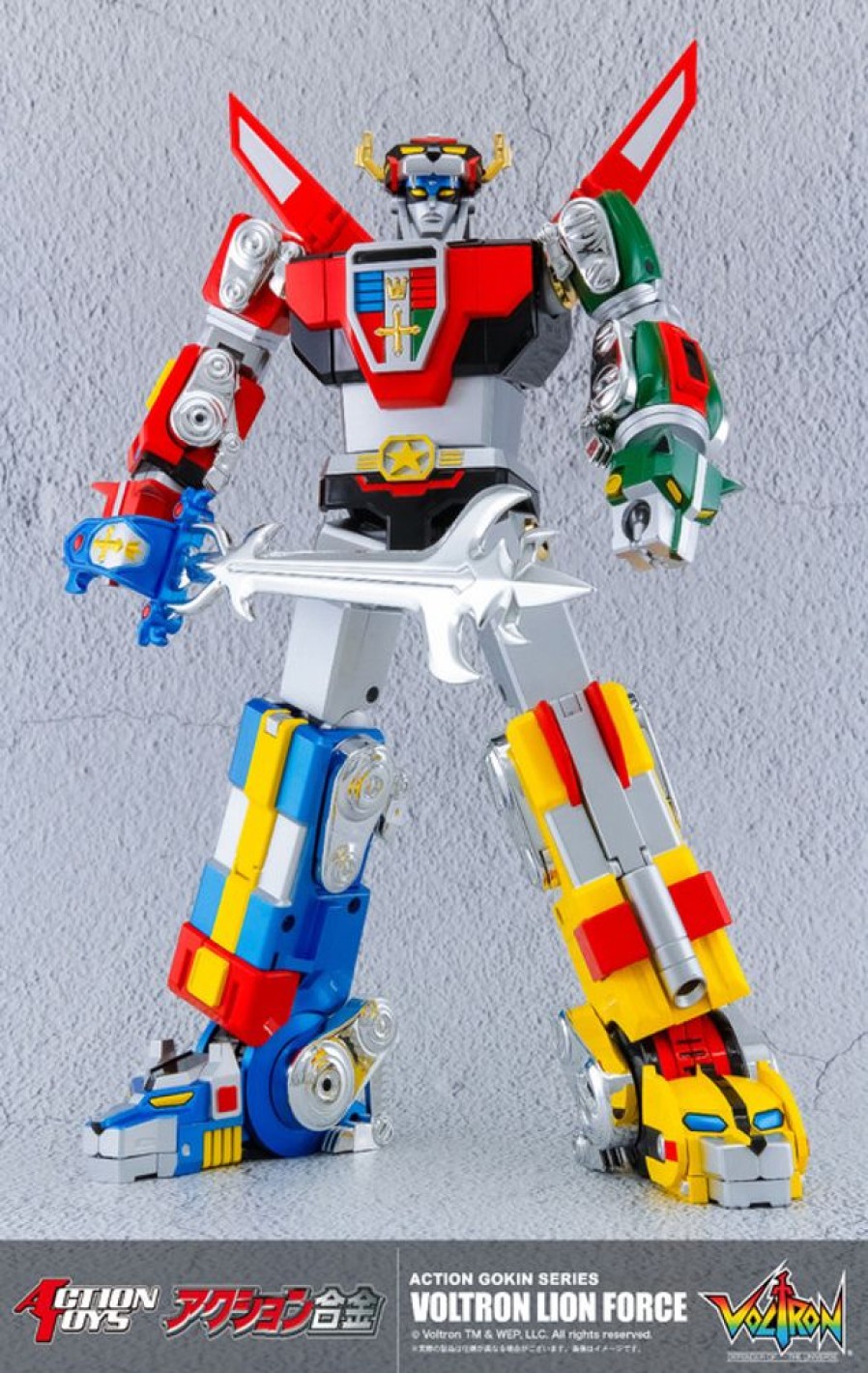 Figures ACTION TOYS | Action Alloy Voltron Lion Force