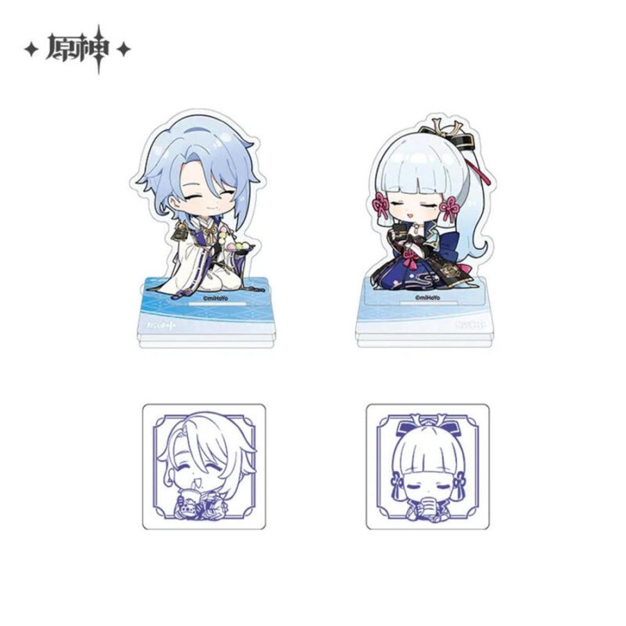 Accessories miHoYo | Genshin Impact 2023 Offline Exhibition Series Acrylic Seal Charms Kamisato Clan