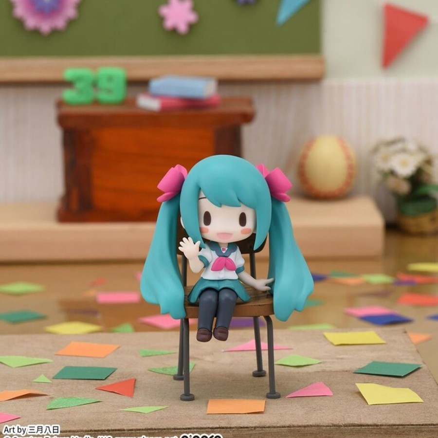 Figures SEGA | Perching Mini Figure Hatsune Miku 16Th Anniversary - Sega