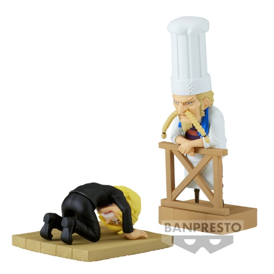 Figures Banpresto | One Piece World Collectable Figure Log Stories - Sanji & Zeff 2