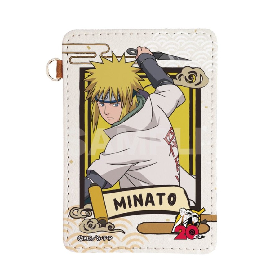 Accessories CS.FRONT | Naruto Shippuden Leather Pass Case 09 Namikaze Minato