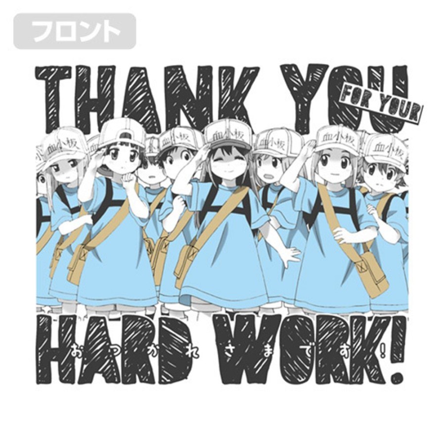 Apparel Cospa | Platelet'S Thank You For Your Hard Work T-Shirt White