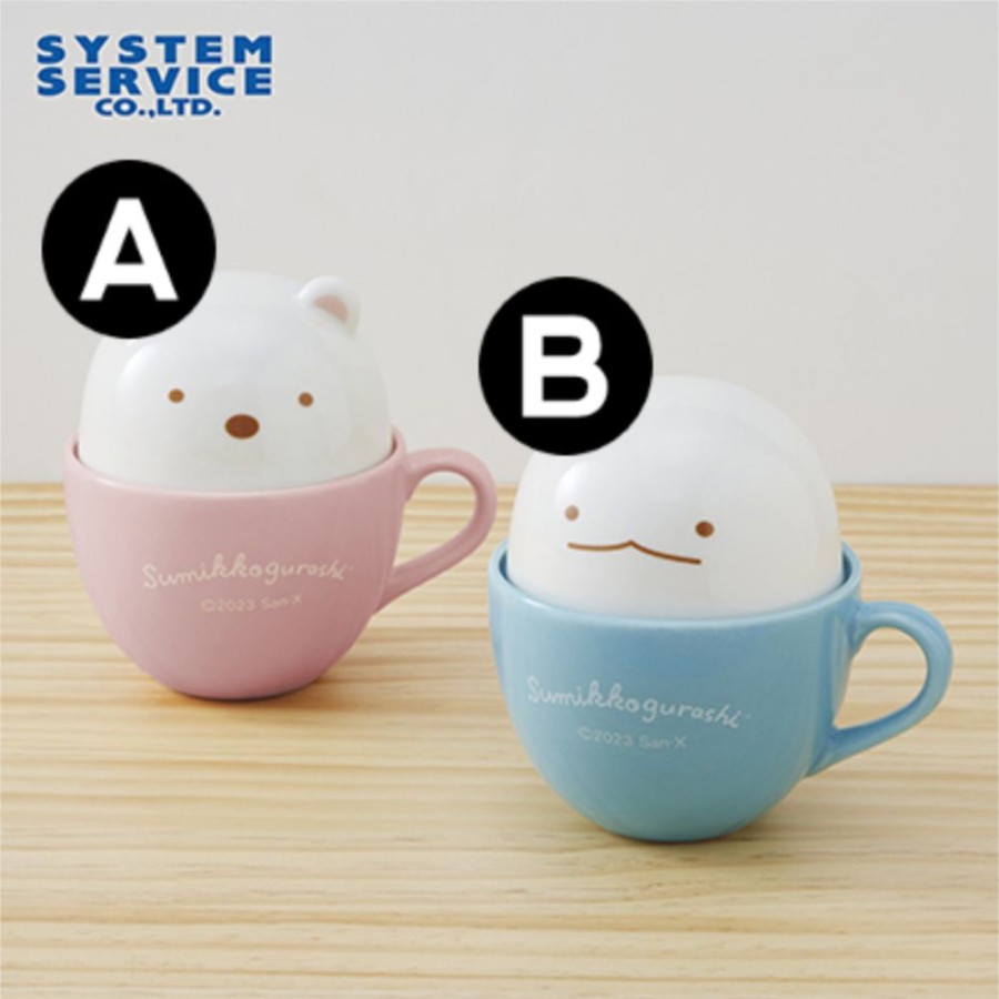 Lifestyle Goods SYSTEM SERVICE | Sumikko Gurashi Latte Art Mug With Lid