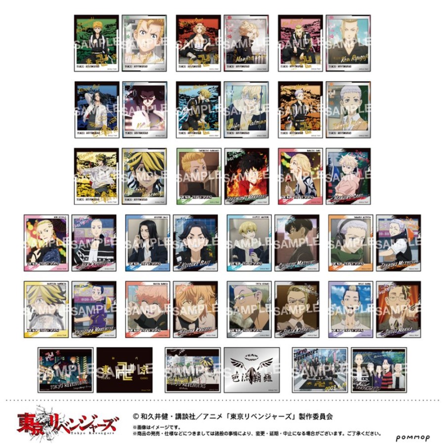 Accessories POMMOP | Tokyo Revengers Photo Style Metal Sticker Collection [Blind Box]