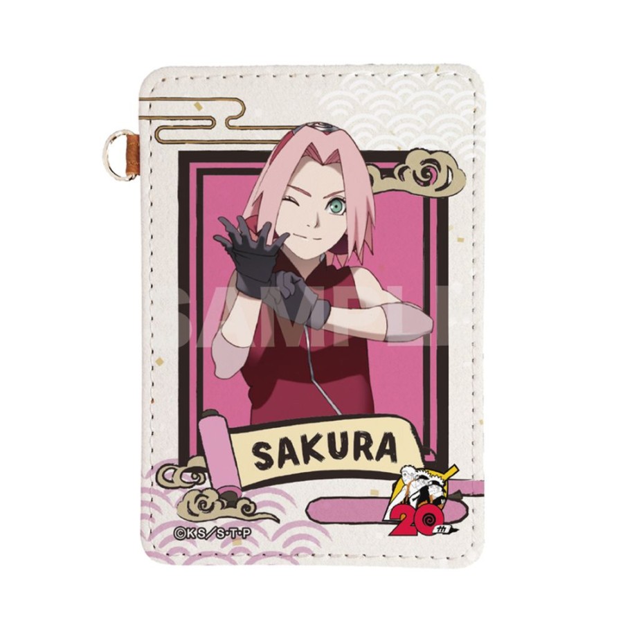 Accessories CS.FRONT | Naruto Shippuden Leather Pass Case 03 Haruno Sakura