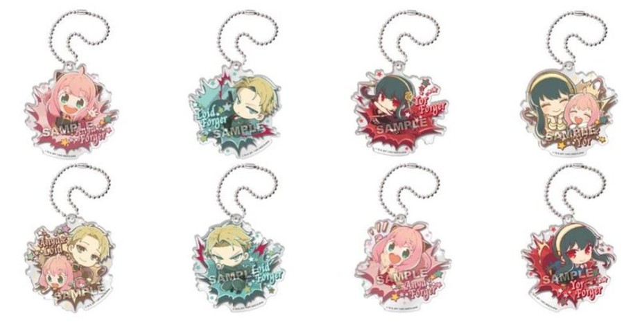 Accessories Takaratomy Arts | Buchimas! Spy X Family Acrylic Key Chain [Blind Box] - Takaratomy Arts