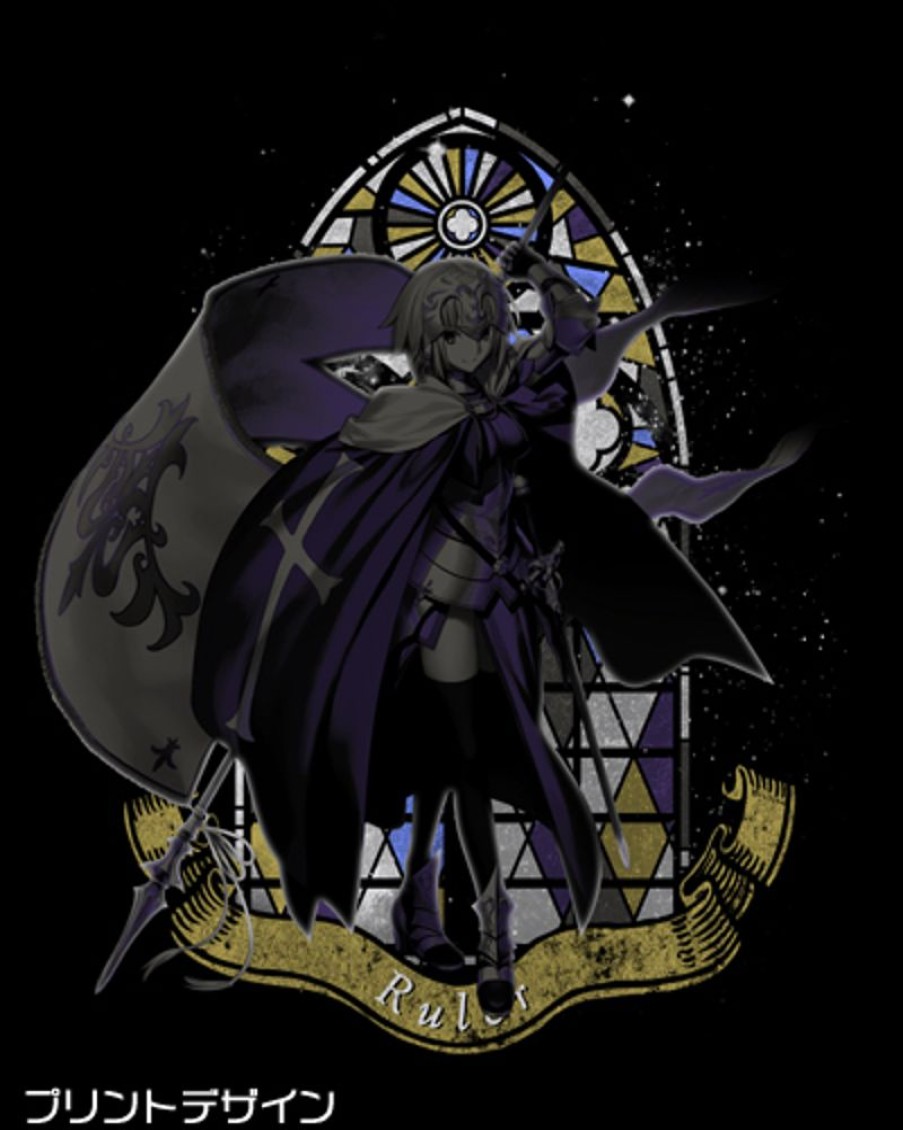 Apparel Cospa | Fate/Grand Order Jeanne D'Arc T-Shirt Black