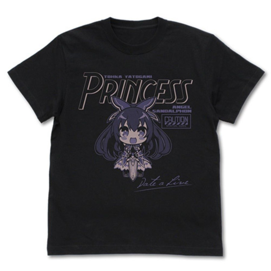 Apparel Cospa | Yatogami Tohka T-Shirt Deformed Ver. Black