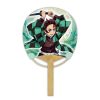 Accessories Ensky | Demon Slayer Bamboo Uchiwa Mame Dayori 1 Kamado Tanjiro