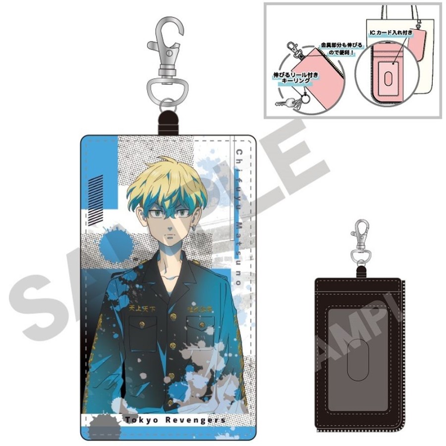 Accessories Crux | Tokyo Revengers Key Case With Pass Case Chifuyu