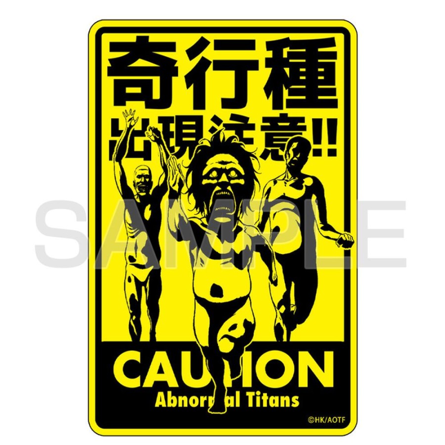 Accessories Cospa | Abnormals Appearance Caution Waterproof Sticker - Cospa