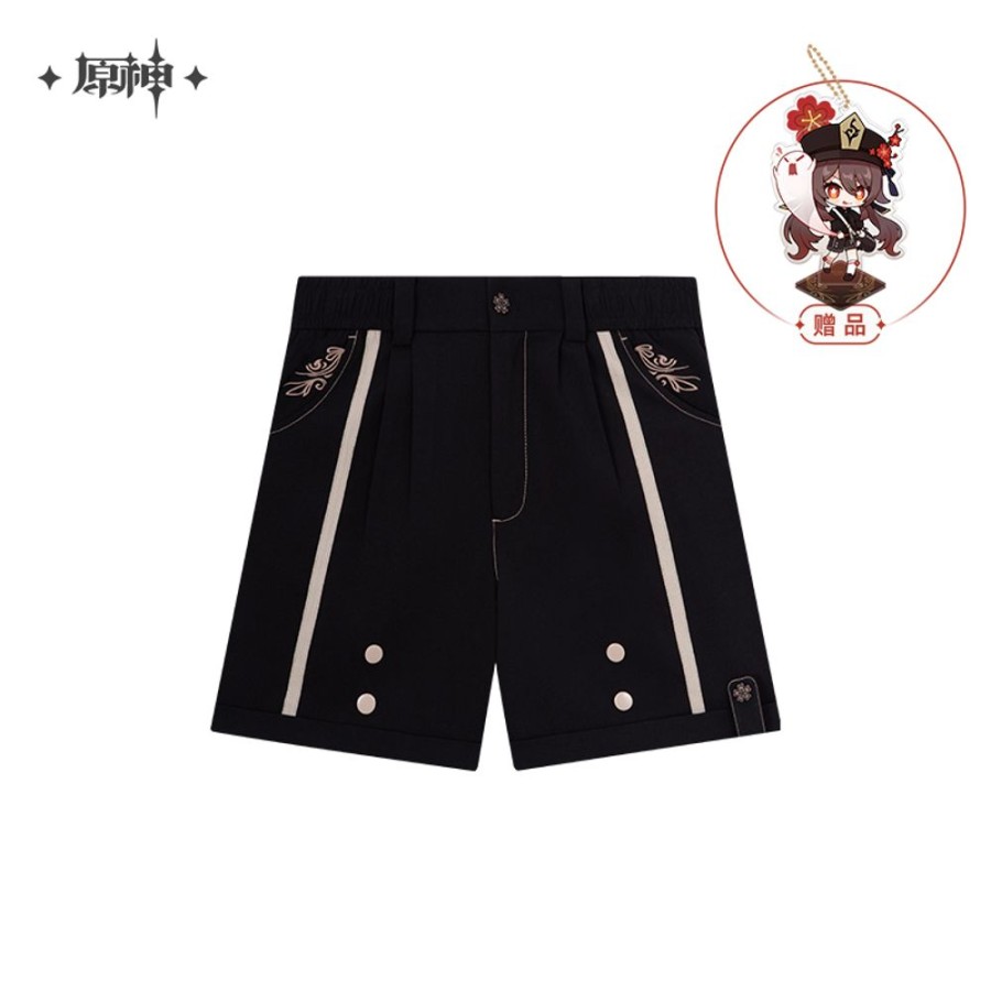 Apparel miHoYo | Genshin Impact Character Image Apparel Series Short Pants Hu Tao Black