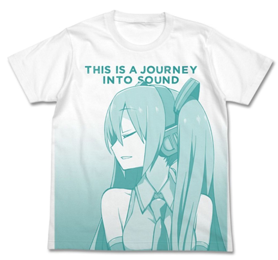 Apparel Cospa | Hatsune Miku Chan X Co Ver. Journey T-Shirt White