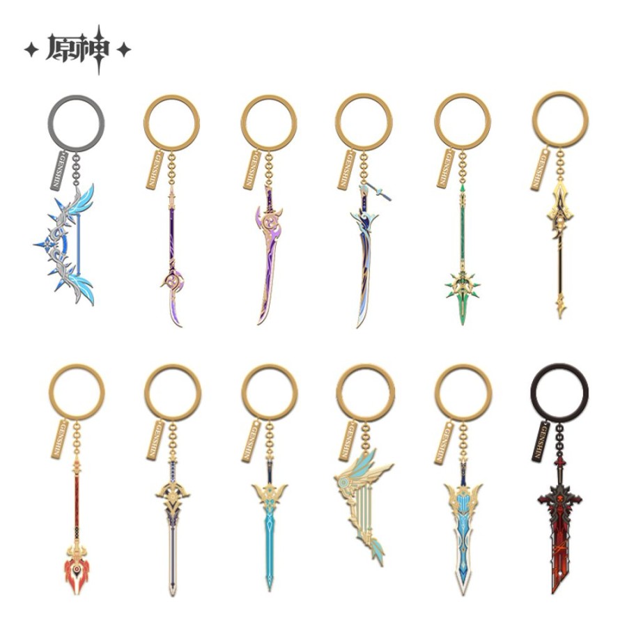 Accessories miHoYo | Genshin Impact Epitome Invocation Series Weapon Metal Keychain