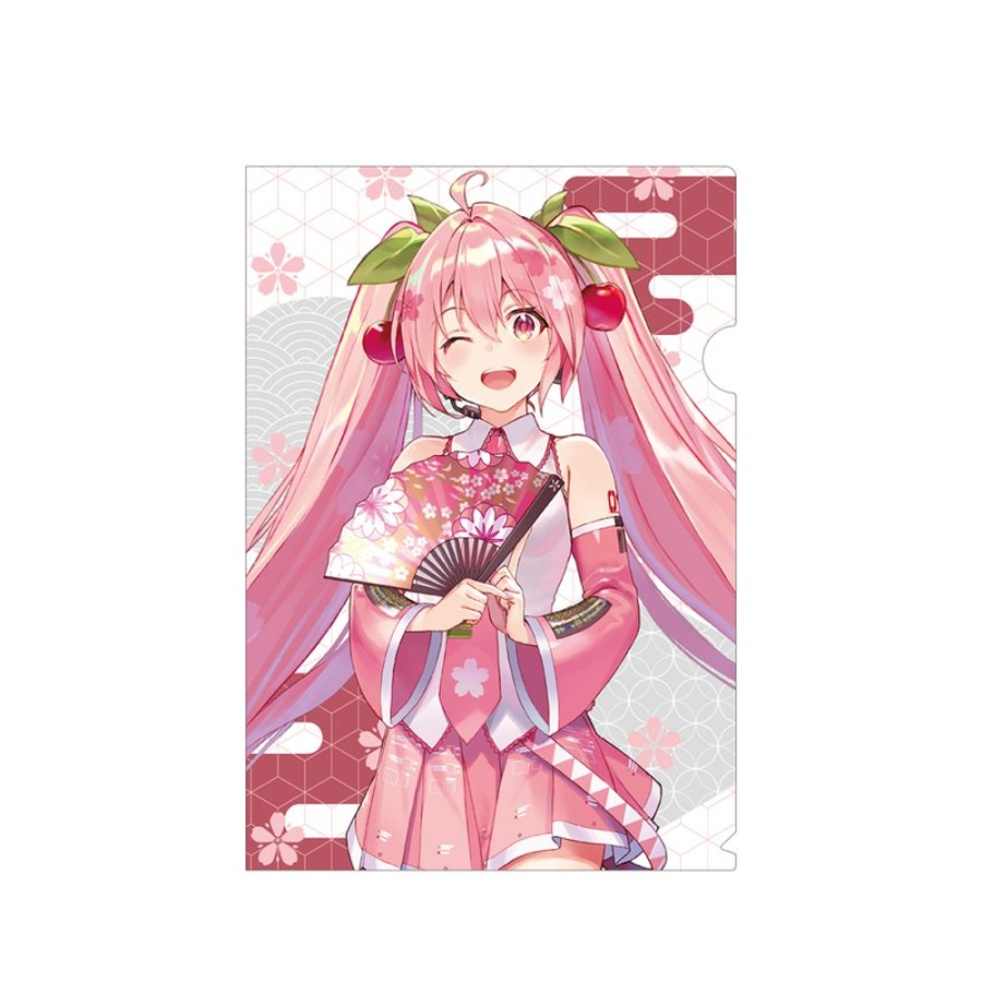 Lifestyle Goods armabianca | Hatsune Miku Sakura Miku Original Illustration Sakura Miku Art By Shirabii Clear File