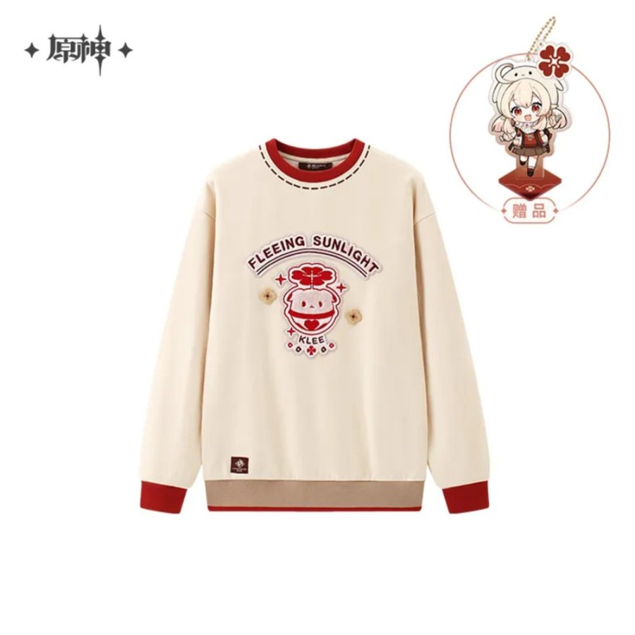 Apparel miHoYo | Genshin Impact Klee Theme Impression Series Sweatshirt Beige