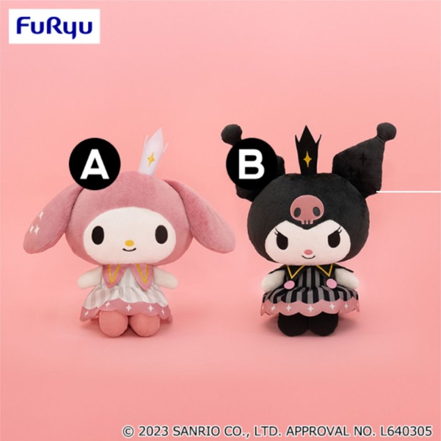 Plush Toys Furyu | My Melody & Kuromi Antique Queen Big Plush