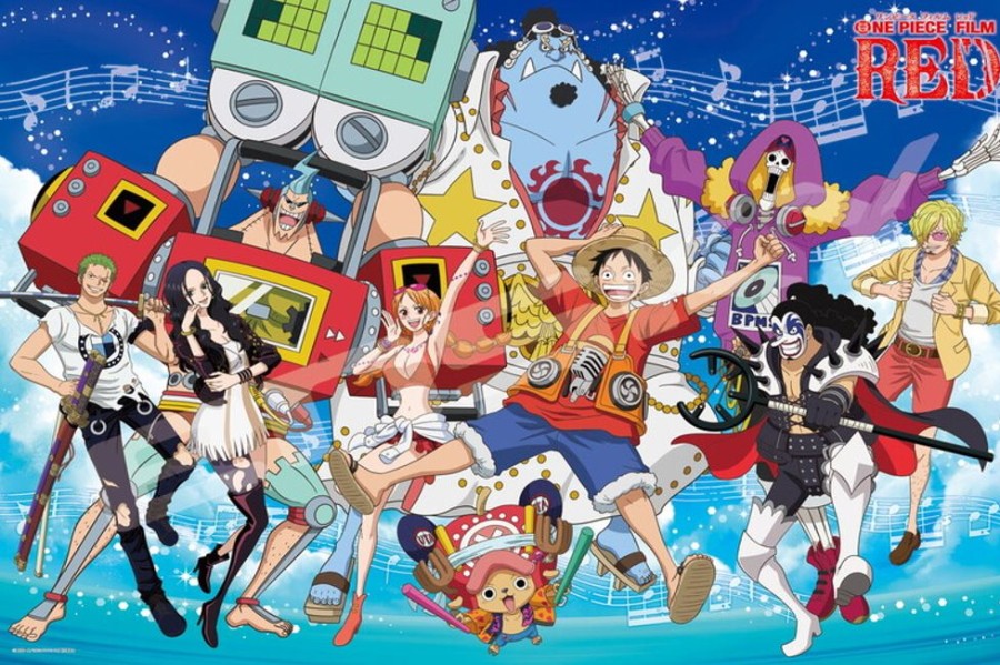 Lifestyle Goods Ensky | One Piece Film Red 1000-589 Straw Hat Crew (Fes) 1000Pcs [Jigsaw Puzzle]