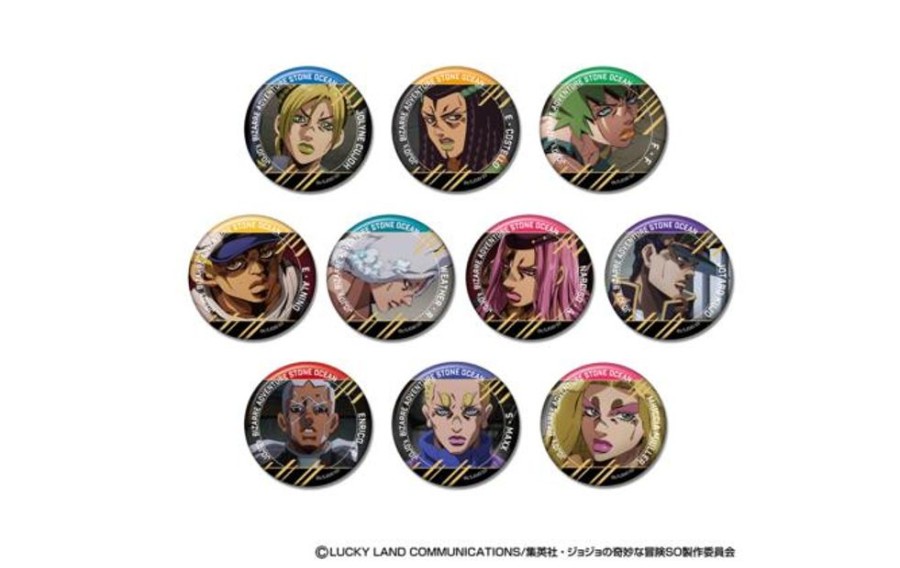 Accessories Bandai | Can Badge Jojo'S Bizarre Adventure: Stone Ocean Vol. 3 [Blind Box] - Bandai