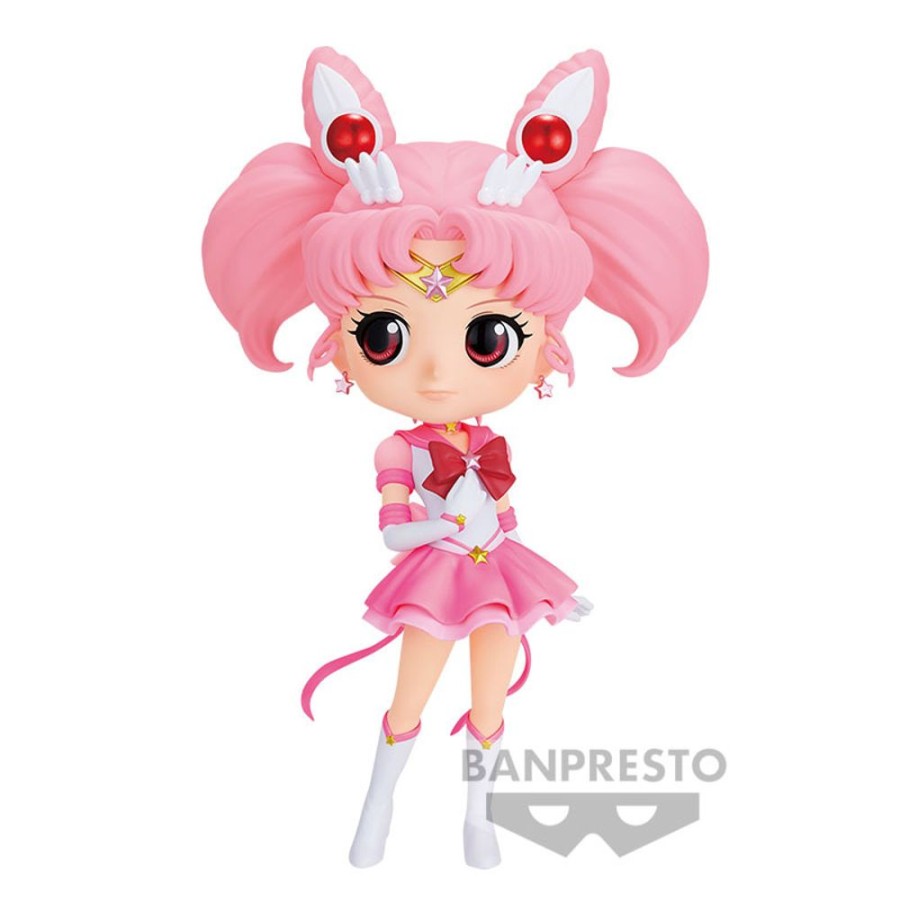 Figures Banpresto | Pretty Guardian Sailor Moon Cosmos Q Posket - Eternal Sailor Chibi Moon (Ver.B)