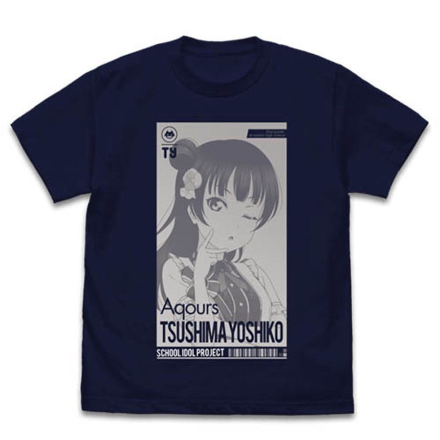 Apparel Cospa | Tsushima Yoshiko T-Shirt All Stars Ver. Navy