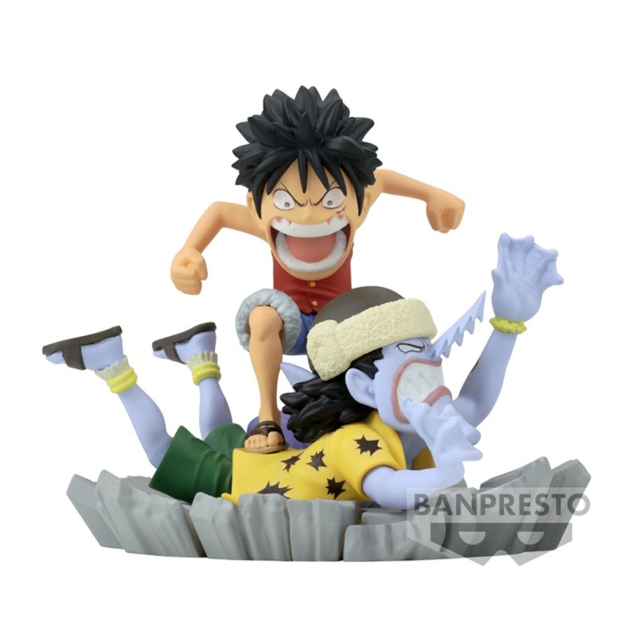 Figures Banpresto | One Piece World Collectable Figure Log Stories - Monkey.D.Luffy Vs Arlong