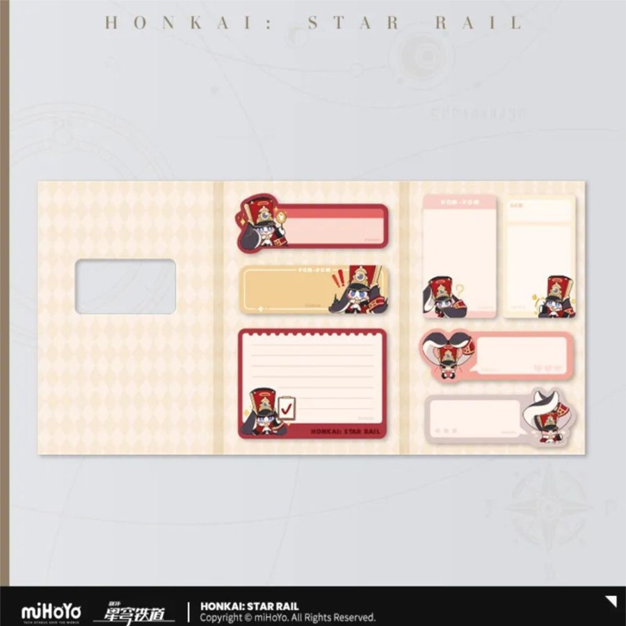 Lifestyle Goods miHoYo | Honkai: Star Rail Pom-Pom Gallery Post-It Note Set Pom-Pom (Normal)