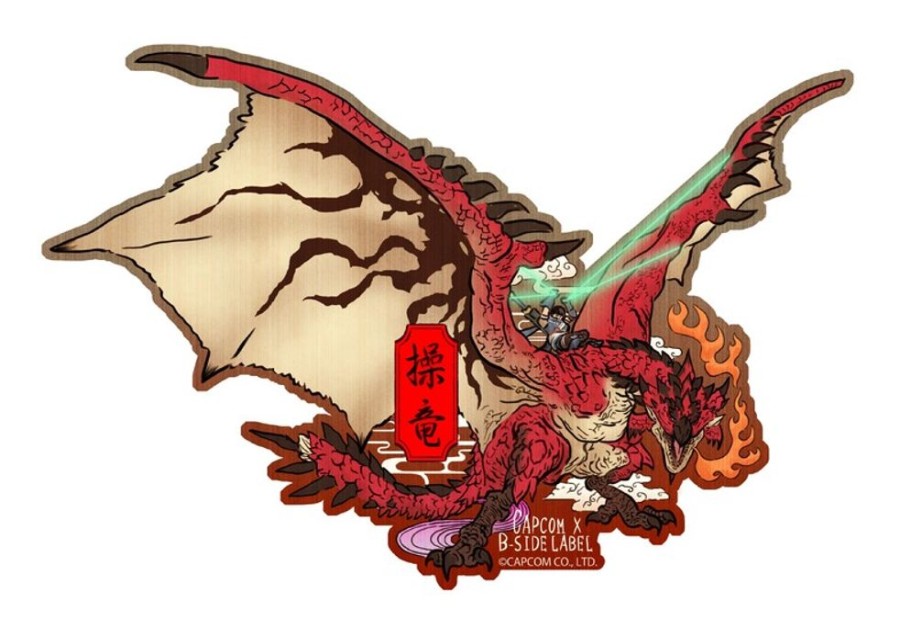 Accessories B-SIDE LABEL | Capcom X B-Side Label Sticker Wyvern Mastery Ukiyoe