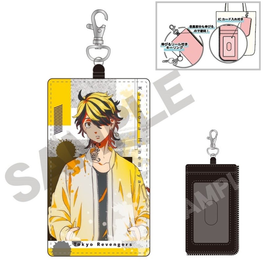 Accessories Crux | Tokyo Revengers Key Case With Pass Case Kazutora