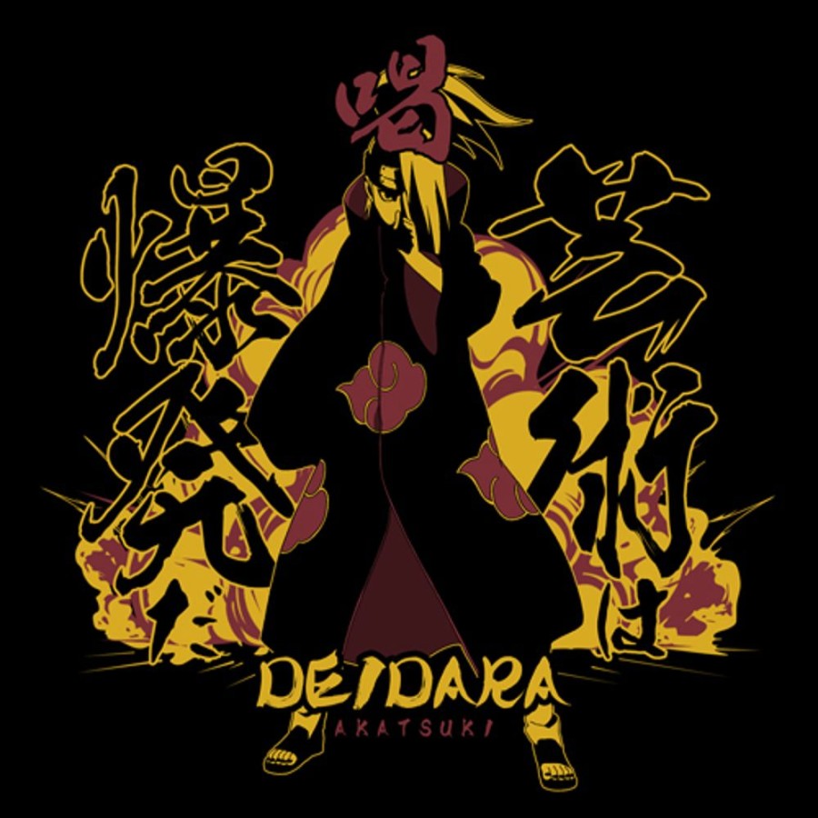 Apparel Cospa | Deidara Art Is An Explosion T-Shirt Black [M Size]