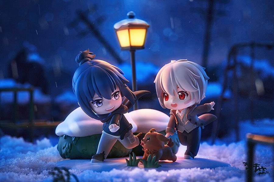 Figures Good Smile Arts Shanghai | Sion And Nezumi Chibi Figures: A Distant Snowy Night Ver.