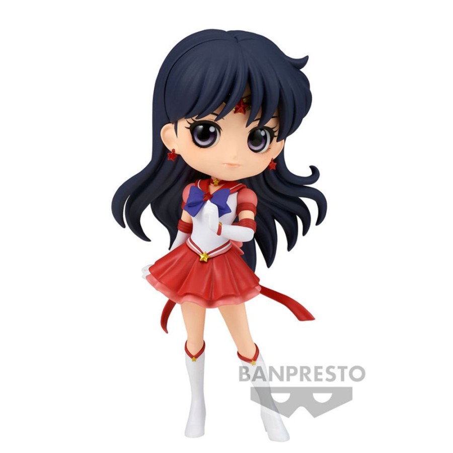 Figures Banpresto | Pretty Guardian Sailor Moon Cosmos The Movie Q Posket - Eternal Sailor Mars (Ver.B)