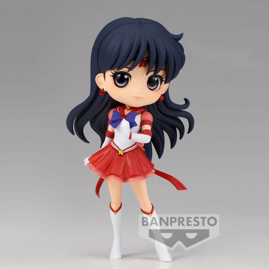 Figures Banpresto | Pretty Guardian Sailor Moon Cosmos The Movie Q Posket - Eternal Sailor Mars (Ver.B)